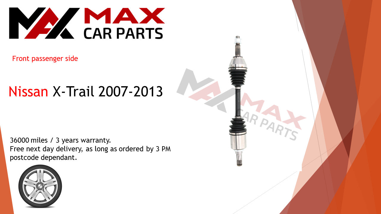 Fits Nissan X-Trail 2007-2013 front left driveshaft