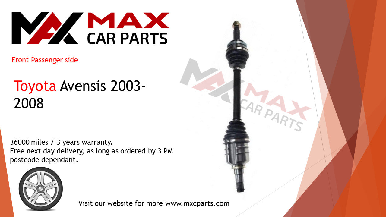 Fits Toyota Avensis 2003-2008 driveshaft front left