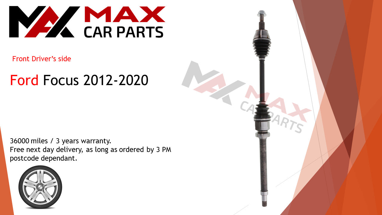 Fits Ford Focus 2012-2020 driveshaft front right
