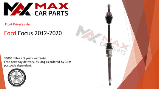 Fits Ford Focus 2012-2020 driveshaft front right
