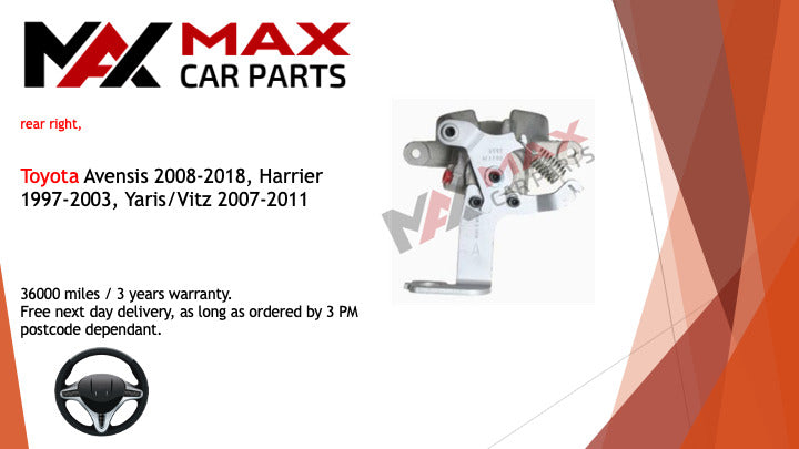 Fits Toyota avensis 08-18, harrier 97-03, Yaris 07-11 Brake Caliper Rear right