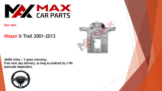 Fits Nissan X-trail 2001-2013 Brake Caliper Rear right