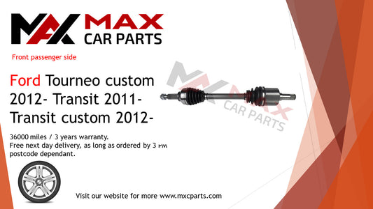 Fits Ford Tourneo 2012- Transit 2011-Transit custom 2012- driveshaft front left