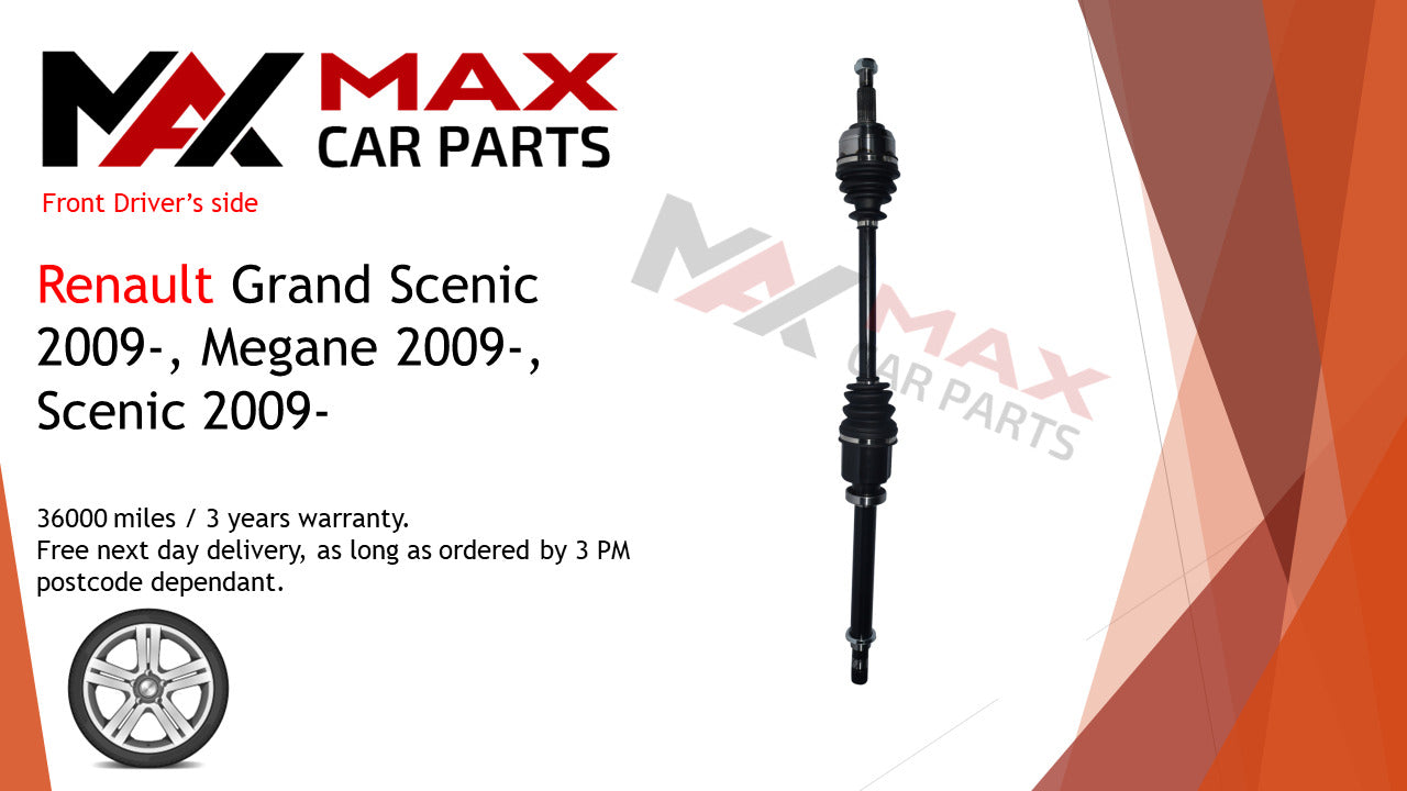 Renault Scenic Grand Scenic Megane 2009- driveshaft front right