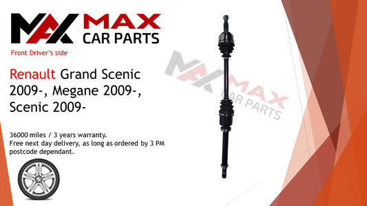 Renault Scenic Grand Scenic Megane 2009- driveshaft front right