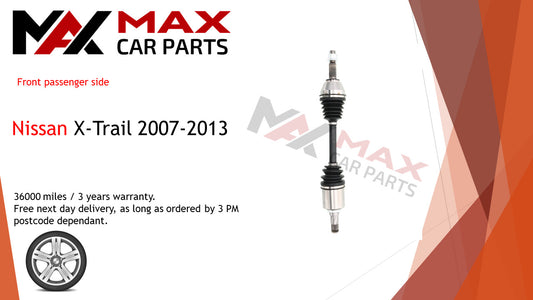 Fits Nissan X-Trail 2007-2013 front left driveshaft
