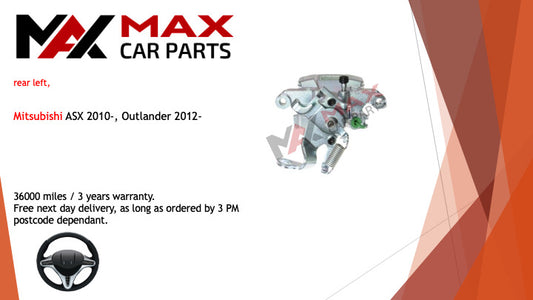 Fits Mitsubishi Brake Caliper Rear Left