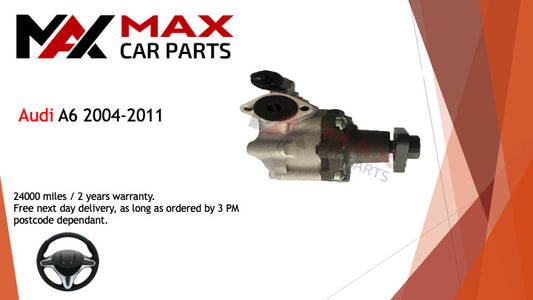 Fits Audi A6 2004 - 2011 power steering pump