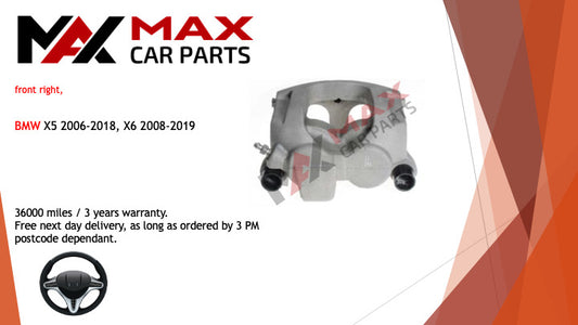 Fits BMW X5 2006-2018, x6 2008-2019 Caliper Rear right