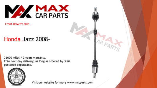 Fits Honda Jazz 2008 on driveshaft front right