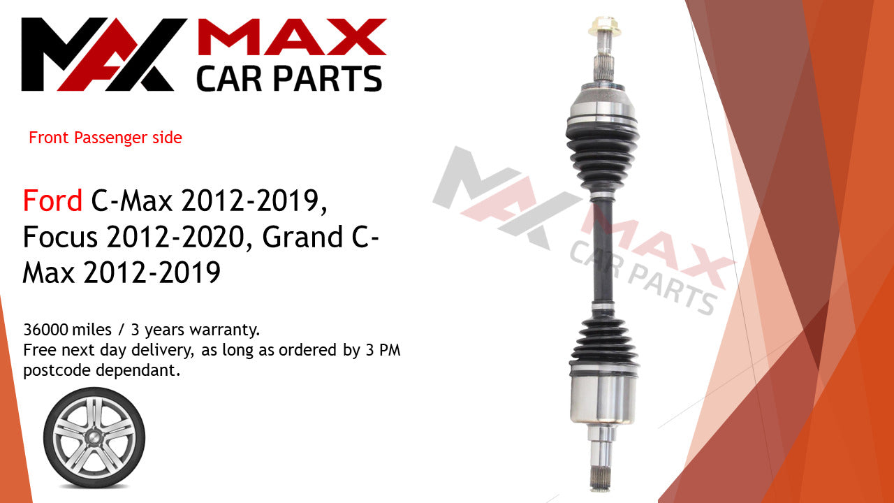 Fits Ford C-max 12-19 Focus 12-20 Grand C-Max 12-19  driveshaft front left