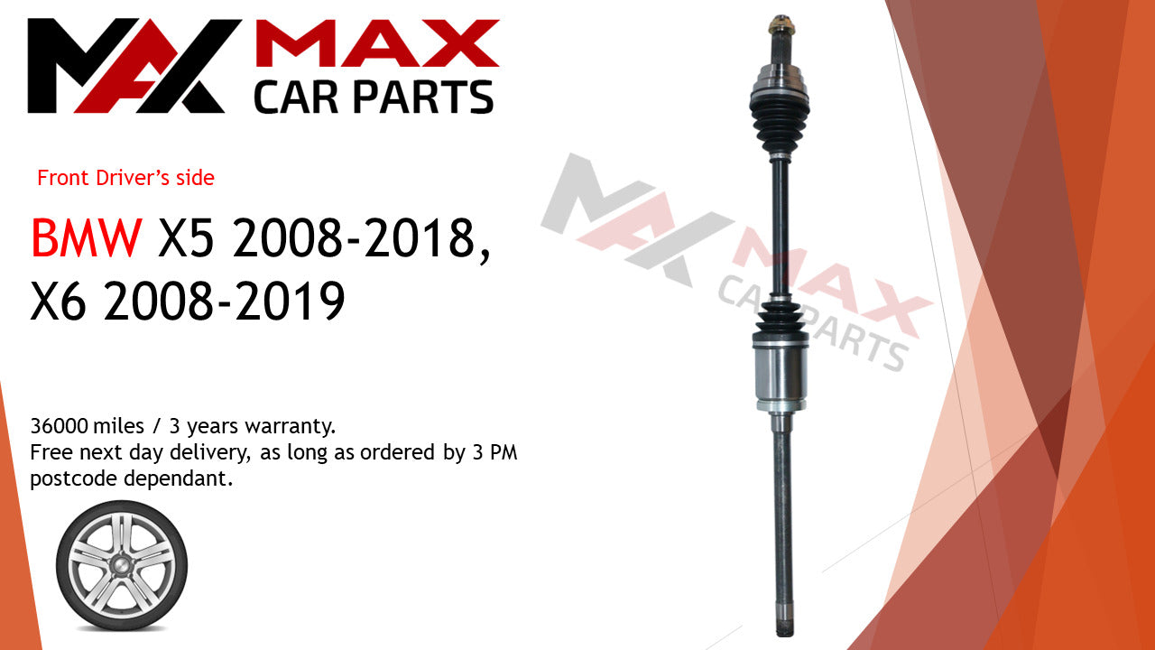 Fits BMW X5 2008-2018 X6 2008-2019 driveshaft front right