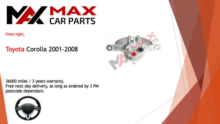 Fits Toyota Corolla 2001-2008 Brake Caliper Front right