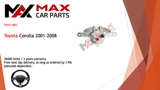 Fits Toyota Corolla 2001-2008 Brake Caliper Front right