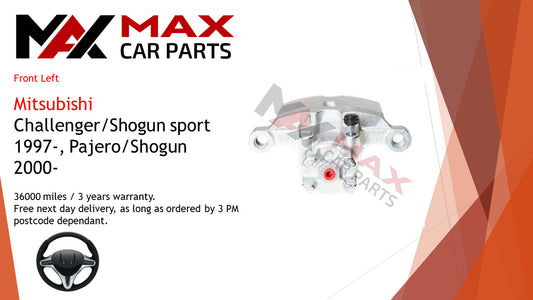 Fits Mitsubishi Challenger/Shogun 1997- Caliper Rear Left