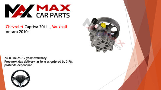 Fits Chevrolet Captiva 2011-, Vauxhall antara 2010- power steering pump