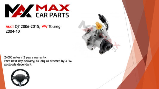 Fits Audi Q7 2006-2015, VW toureg 2004-10, power steering pump