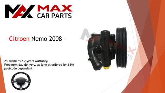 Fits Citroen Nemo 2008 on Power steering pump