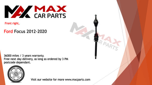Fits Ford Focus 2012-2020 driveshaft front right