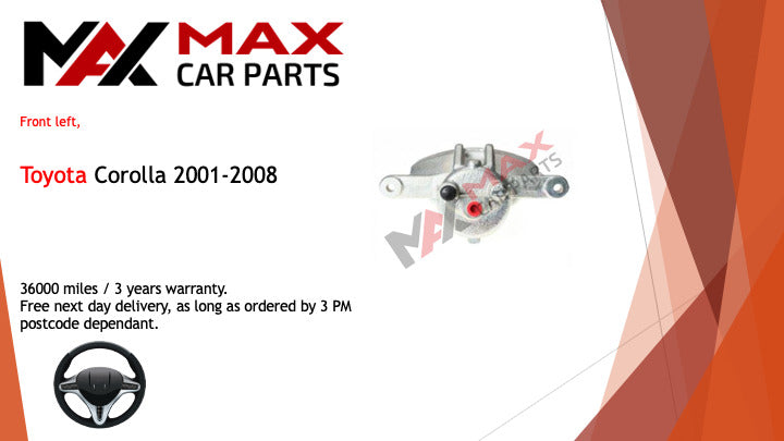 Fits Toyota Corolla Brake Caliper Front Left