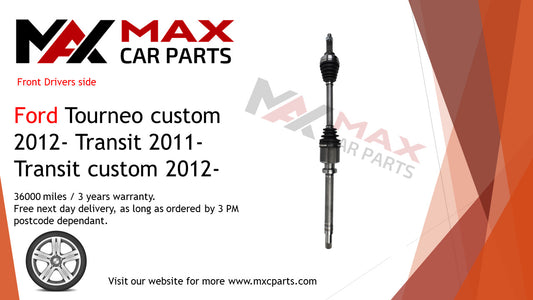 Fits Ford Tourneo 2012- Transit 2011-Transit custom 2012- driveshaft front right