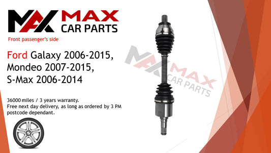 Ford Galaxy 2006-2015 Mondeo 2007-2015 S-Max 2006-2014 driveshaft front Left