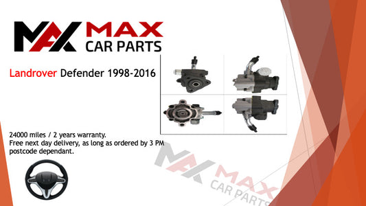 Fits Landover Defender 1998-2016 power steering pump